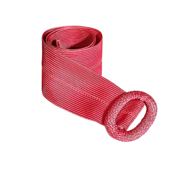 Vintage Accessories - 1980s Vintage Bright Pink Wide Woven Straw Belt With A Big Buckle M L NWOTs